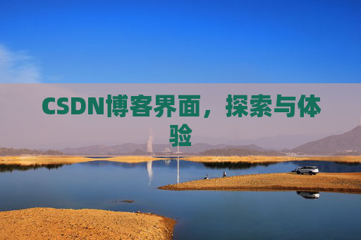 CSDN博客界面,探索与体验